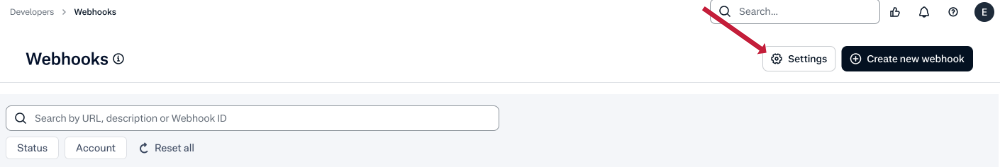 go to settings