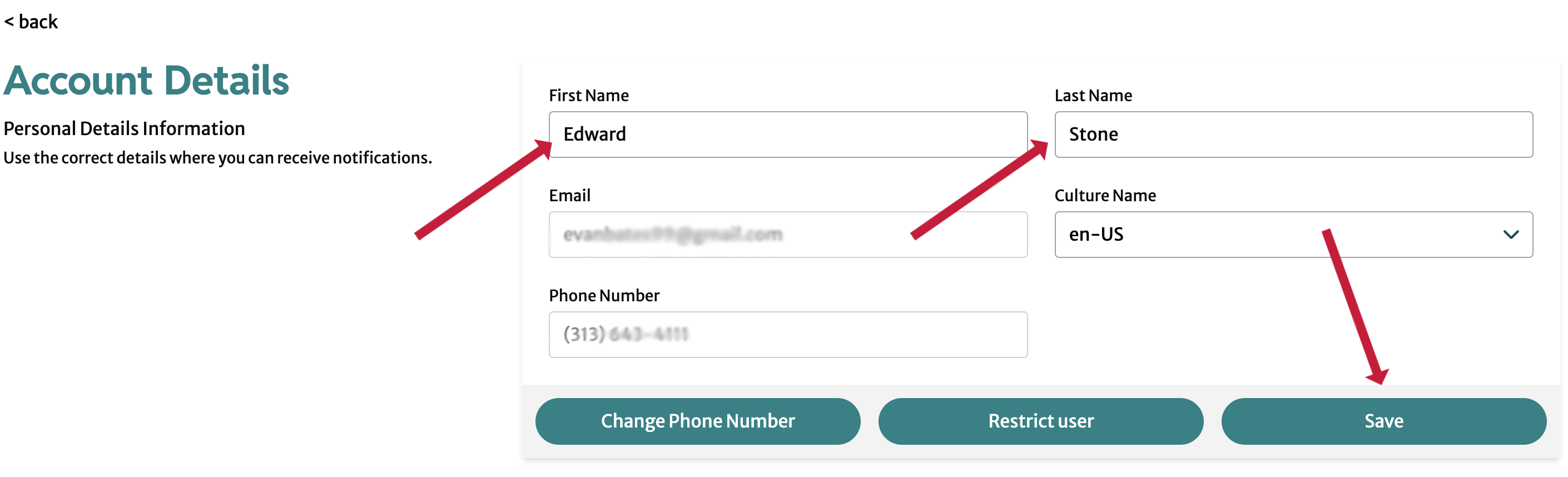 change name