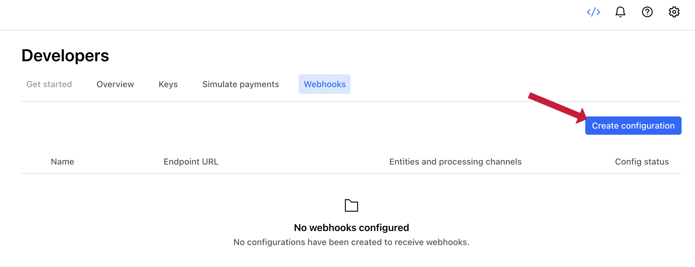 create config