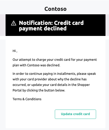 Credit Card Authorization Or Payment Failed