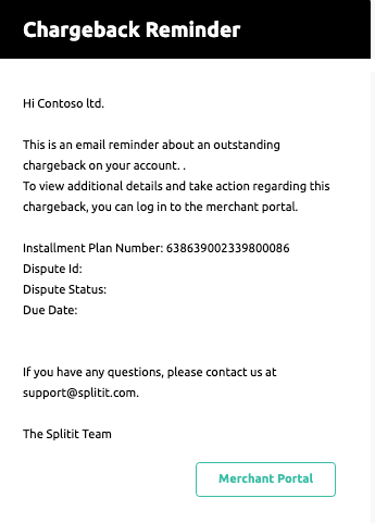 Chargeback Dispute Response Needed