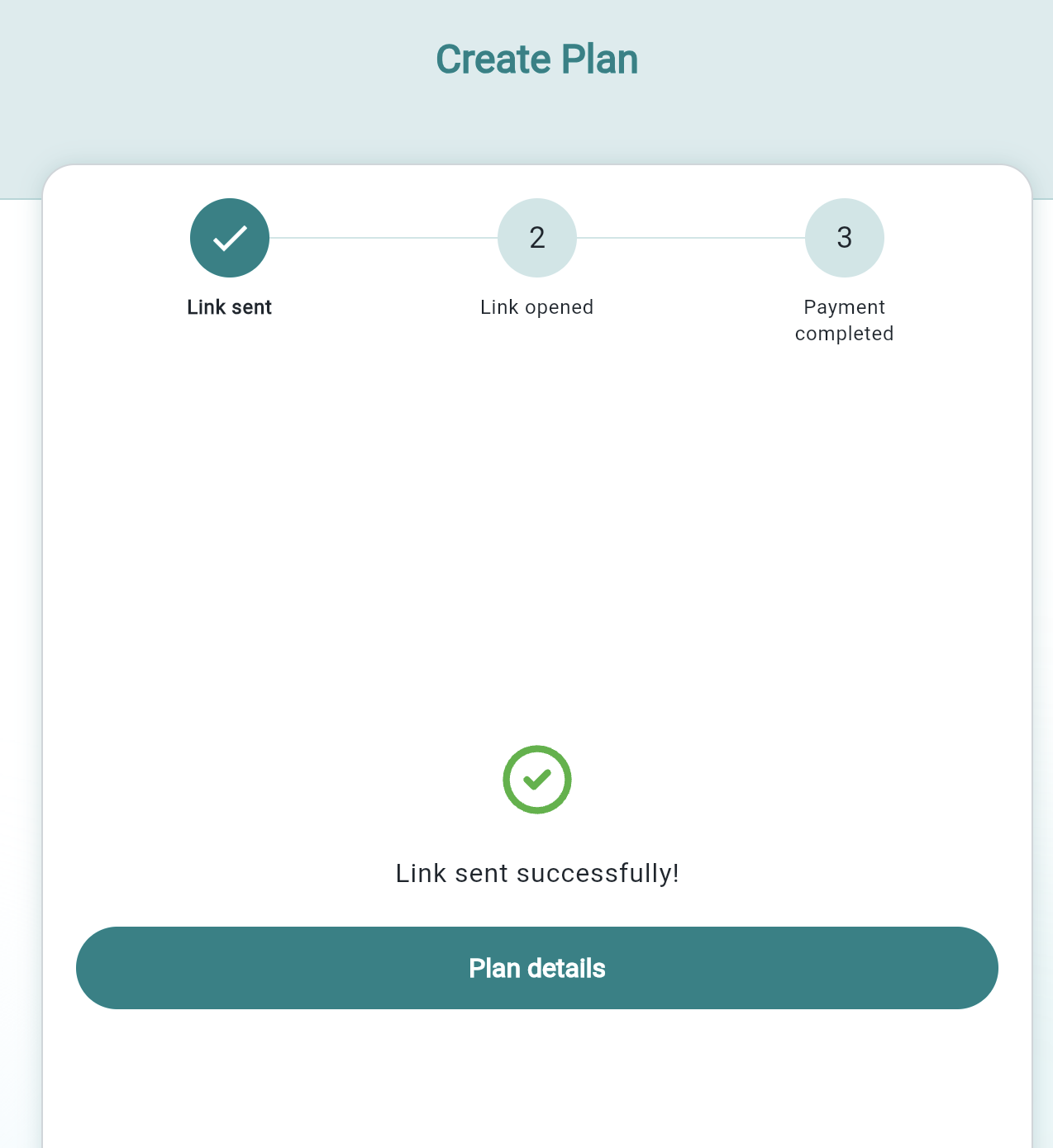 success page