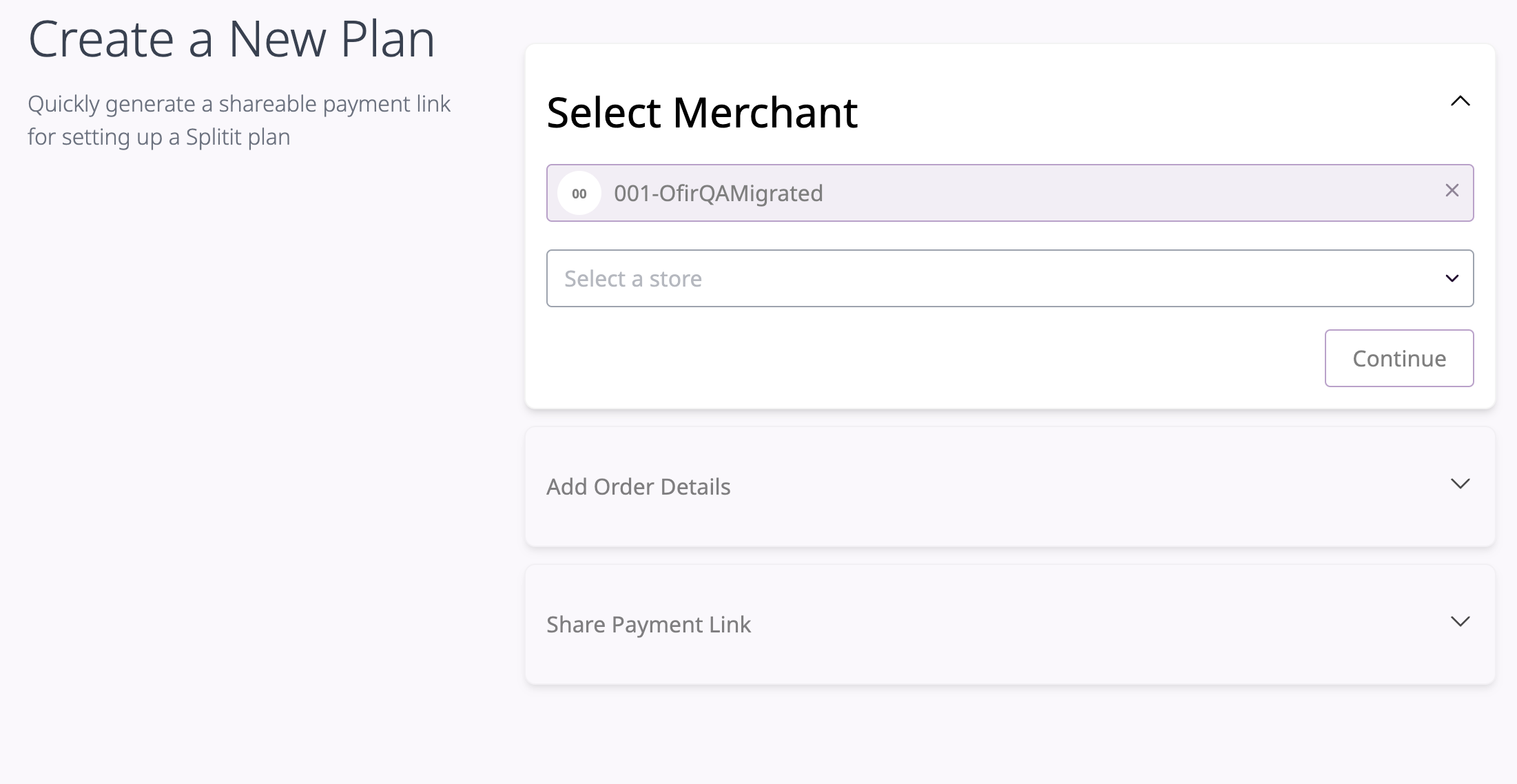 select merchant