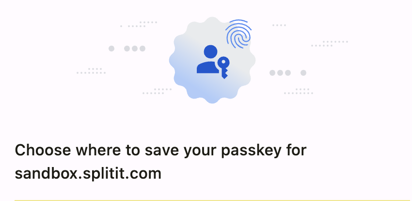 create passkey