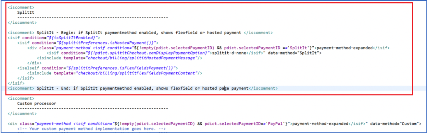 paymentmethods.isml changes