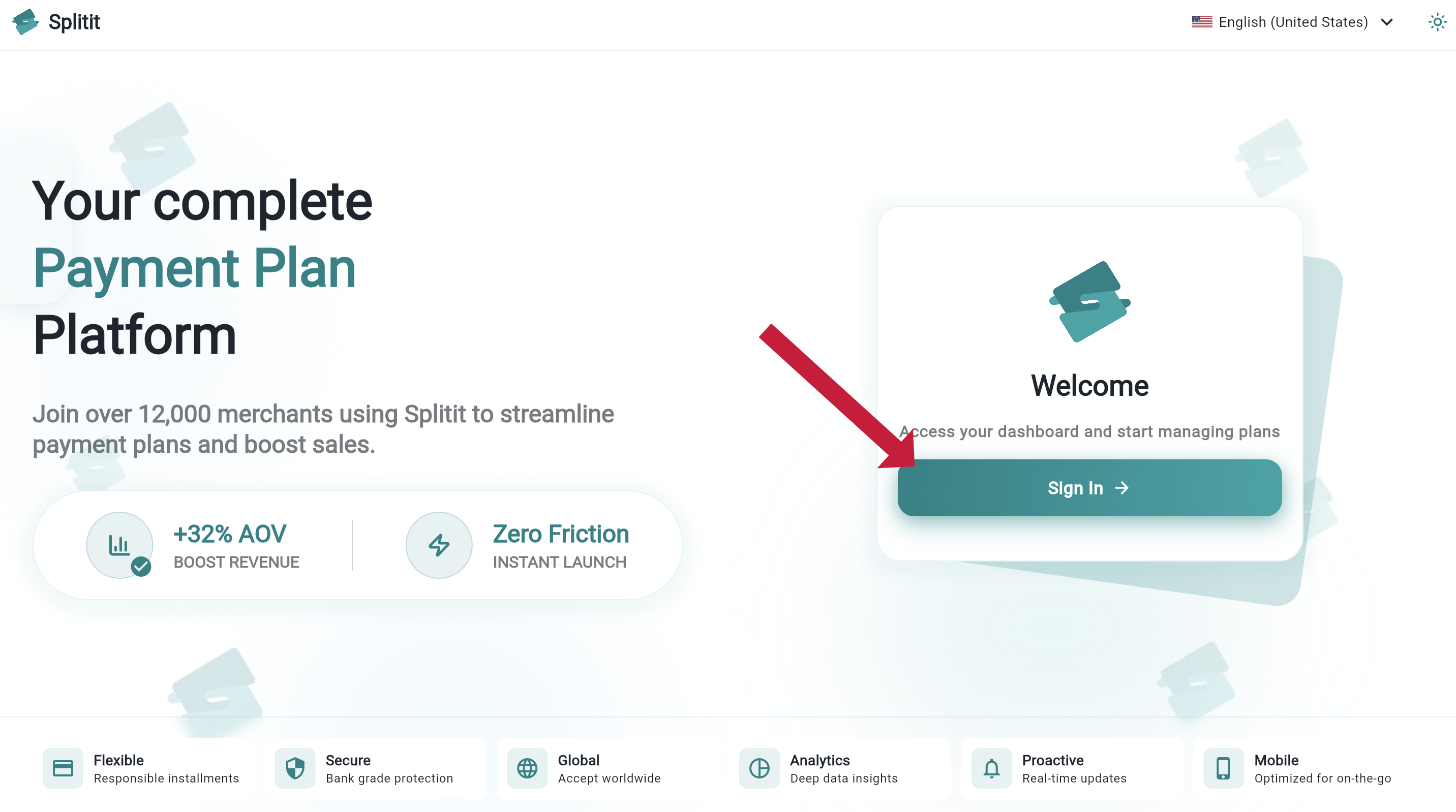 login splitit go